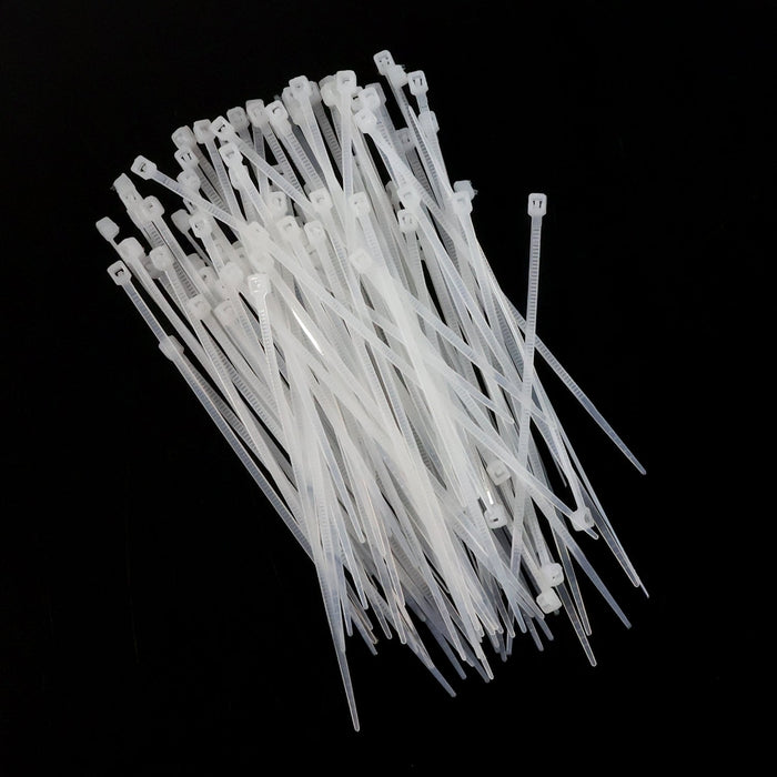 Nylon Cable Ties – 3x100mm Heavy Duty Self-Locking, 100 Pc | Tidy Table